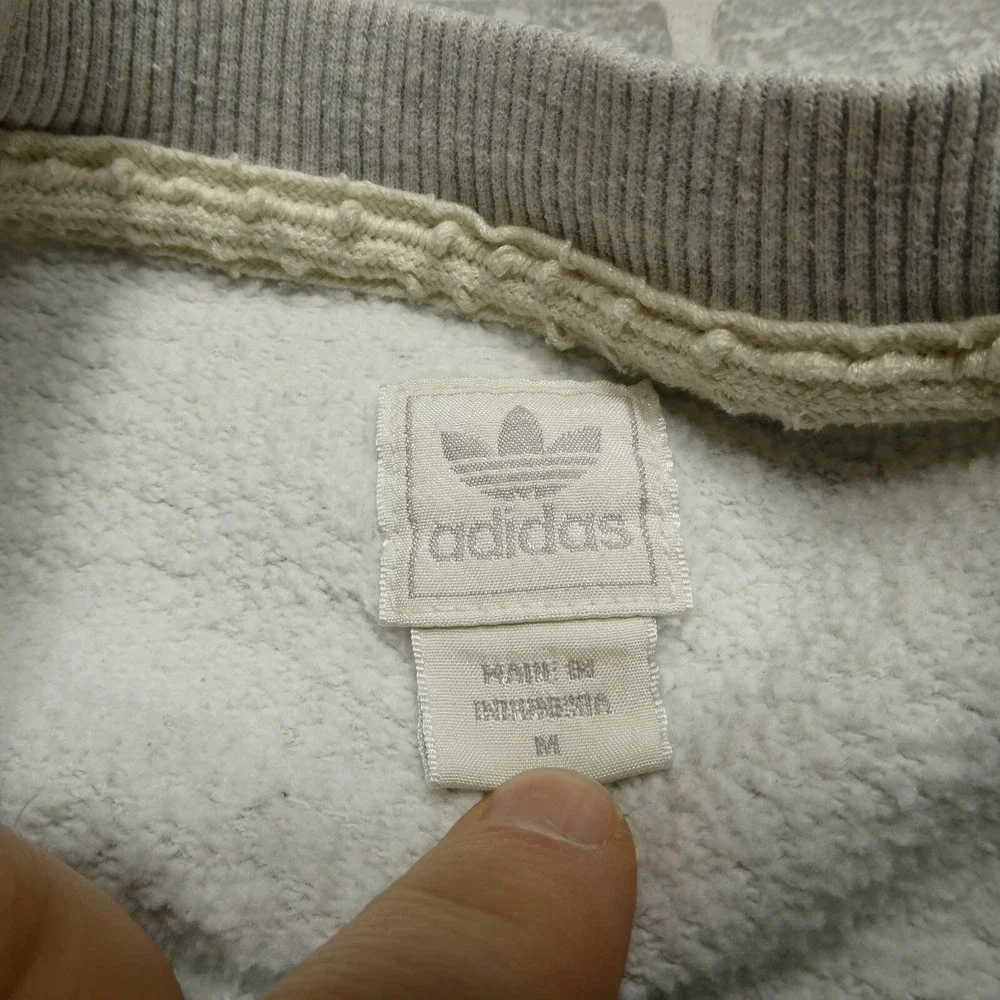Notre Dame Hockey Sweatshirt Size Medium Adidas Fleece Crewneck Vintage‎ Style